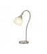 DeRuyter Table Lamp E27 Satin Nickel Frosted Glass-1