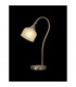 DeRuyter Table Lamp E27 Satin Nickel Frosted Glass-3