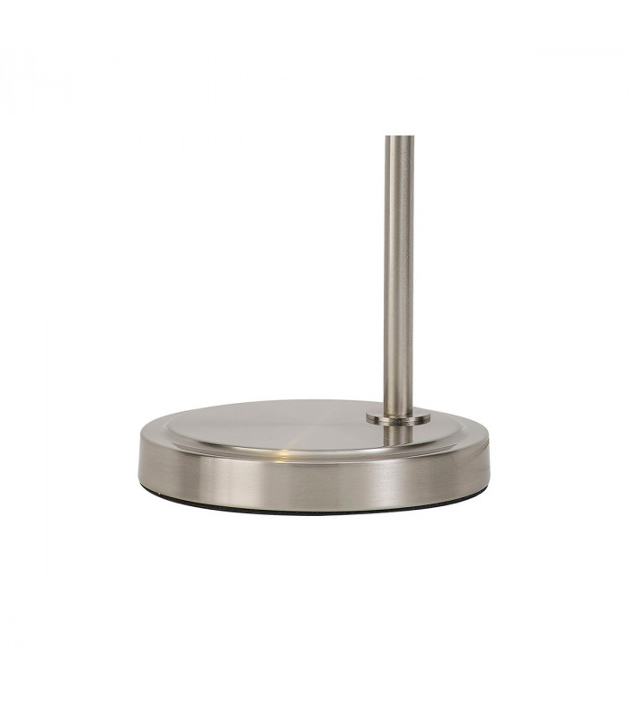 DeRuyter Table Lamp E27 Satin Nickel Frosted Glass-5