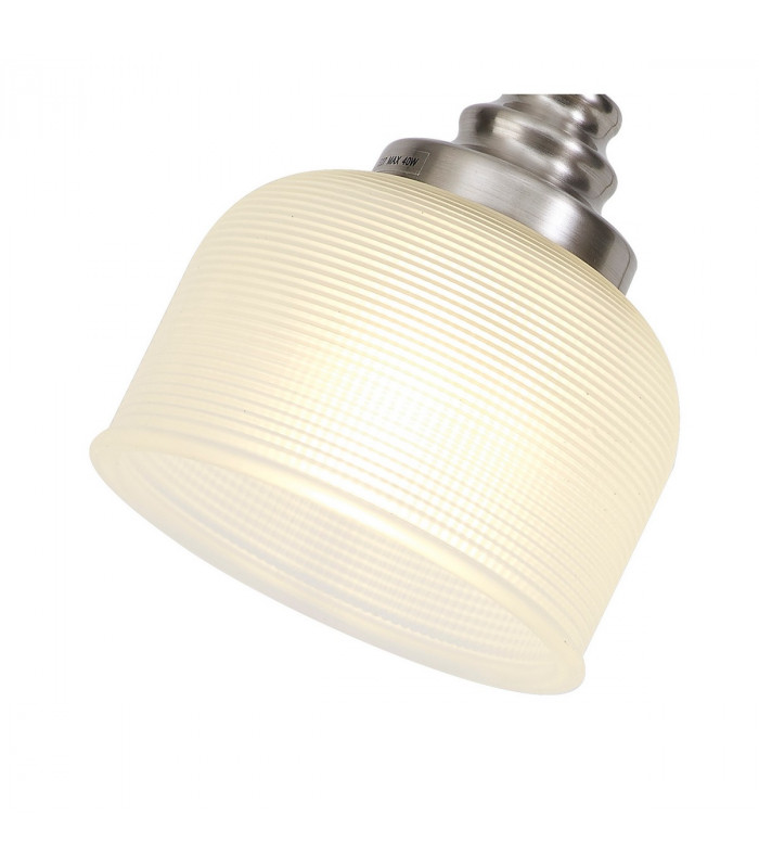 DeRuyter Table Lamp E27 Satin Nickel Frosted Glass-7