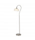 DeRuyter Floor Lamp E27 Satin Nickel Frosted Glass-1