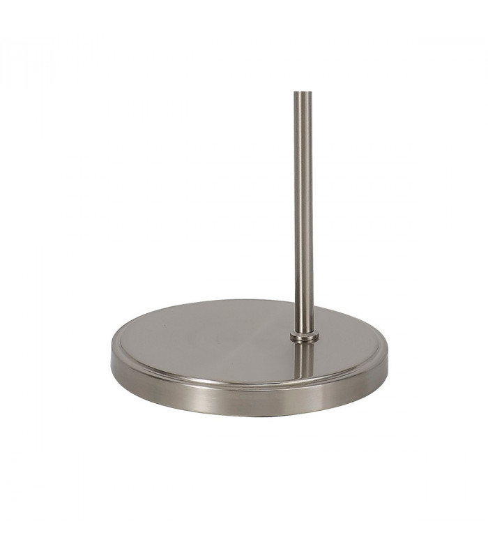 DeRuyter Floor Lamp E27 Satin Nickel Frosted Glass-5