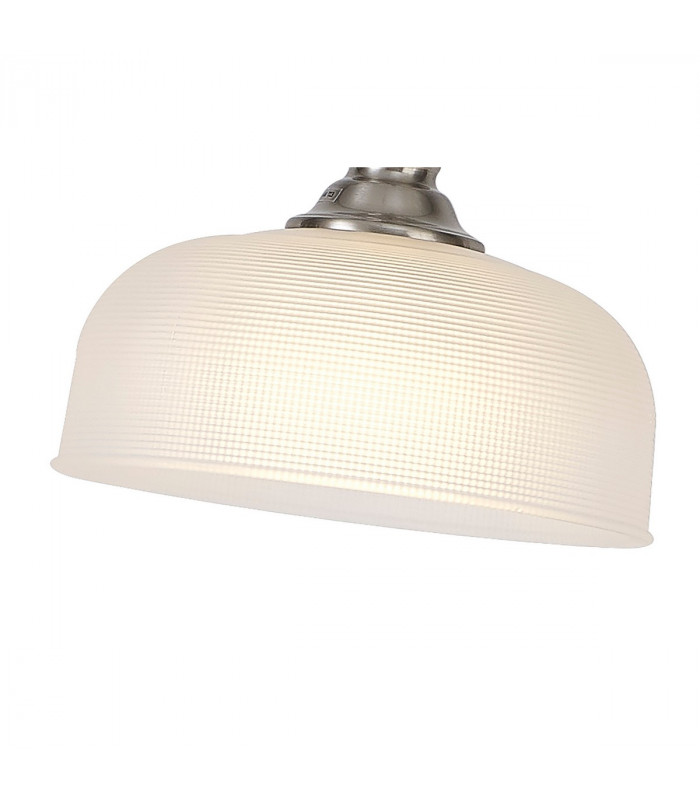 DeRuyter Floor Lamp E27 Satin Nickel Frosted Glass-7