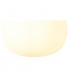 Cheektowaga Small Oval Ball Flush Fitting E27 Matt Black Base With Frosted White Glass Globe-6