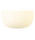 Cheektowaga Medium Oval Ball Flush Fitting E27 Matt Black Base With Frosted White Glass Globe-6