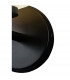 Cheektowaga Small Oval Ball Wall Lamp E27 Matt Black Base With Frosted White Glass Globe-7