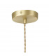 Cheektowaga Small Oval Ball Ceiling Pendant E27 Satin Gold Suspension With Frosted White Glass Globe-6