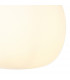 Cheektowaga Small Oval Ball Ceiling Pendant E27 Satin Gold Suspension With Frosted White Glass Globe-8