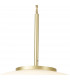 Cheektowaga Medium Oval Ball Ceiling Pendant E27 Satin Gold Suspension With Frosted White Glass Globe-7