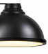 Worcester Linear Ceiling Pendant 3 Light E27 Matt Black Frosted Glass-8