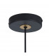 Wales Double Ring Single Ceiling Pendant E27 Matt Black Painted Gold-10