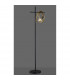 Wales Double Ring Floor Lamp E27 Matt Black Painted Gold-3