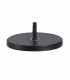 Wales Double Ring Floor Lamp E27 Matt Black Painted Gold-7