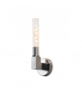 Conesville Bathroom Wall Lamp E27 IP44 Satin Nickel-1