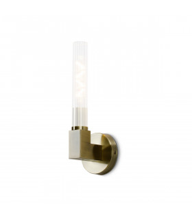Conesville Bathroom Wall Lamp E27 IP44 Antique Brass-1