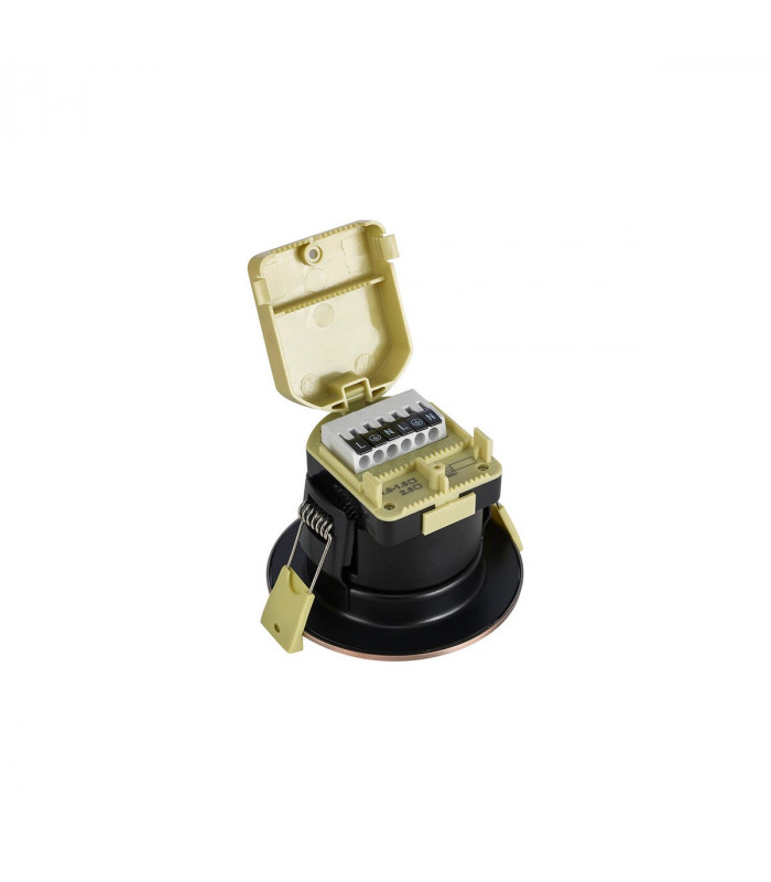Canajoharie Dimmable CCT LED Fire Rated DownFitting Antique Copper Fascia IP65-10
