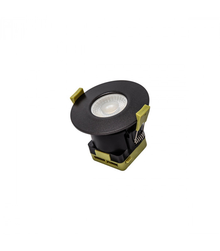 Canajoharie Dimmable CCT LED Fire Rated DownFitting With Graphite Fascia IP65-5