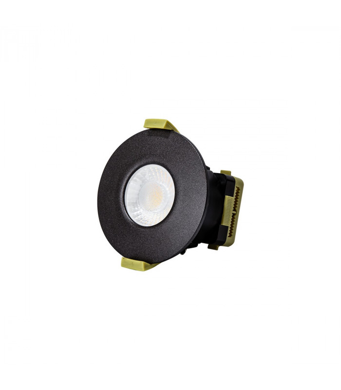 Canajoharie Dimmable CCT LED Fire Rated DownFitting With Graphite Fascia IP65-6