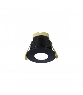Canajoharie Dimmable CCT LED Fire Rated DownFitting With Matt Black IP65-1
