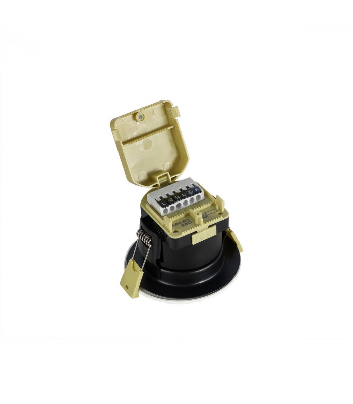 Canajoharie Dimmable CCT LED Fire Rated DownFitting With Matt White IP65-10