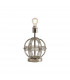 Vestal Round Table Lamp E27 Polished Nickel-1