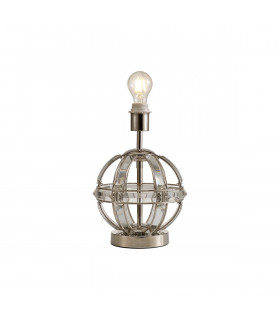 Vestal Round Table Lamp E27 Polished Nickel-1
