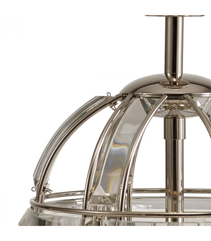 Vestal Round Table Lamp E27 Polished Nickel-5