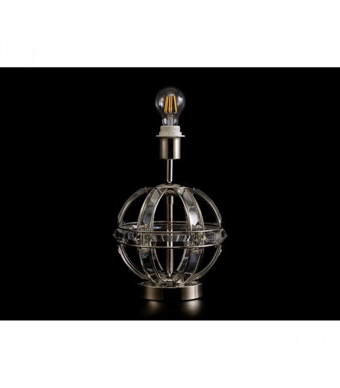Vestal Round Table Lamp E27 Polished Nickel-7