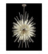 Hornby 32 Light E27 Vertical Oval Ceiling Pendant Polished Nickel Clear Glass-3