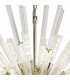 Hornby 32 Light E27 Vertical Oval Ceiling Pendant Polished Nickel Clear Glass-6