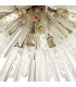 Hornby 32 Light E27 Vertical Oval Ceiling Pendant Polished Nickel Clear Glass-7