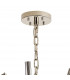 Hornby 32 Light E27 Vertical Oval Ceiling Pendant Polished Nickel Smoke Glass-5