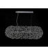 Salisbury Oblong Linear Ceiling Pendant 10 Light G9 Polished Chrome Crystal (28 extra sets of crystal)-8