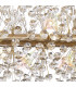Salisbury Oblong Linear Ceiling Pendant 14 Light G9 French Gold Crystal (44 extra sets of crystal)-7