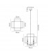 Delaware Ceiling Pendant 4 Light E14 Black Gold-2