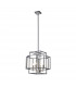 Delaware Ceiling Pendant 4 Light E14 Anthracite Satin Nickel-1