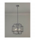 Delaware Ceiling Pendant 4 Light E14 Anthracite Satin Nickel-3
