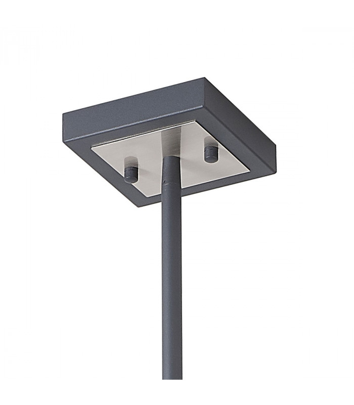 Delaware Ceiling Pendant 4 Light E14 Anthracite Satin Nickel-5