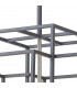 Delaware Ceiling Pendant 4 Light E14 Anthracite Satin Nickel-6