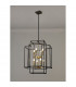Delaware Ceiling Pendant 8 Light E14 Black Gold-3