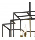 Delaware Ceiling Pendant 8 Light E14 Black Gold-6