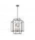 Delaware Ceiling Pendant 8 Light E14 Anthracite Satin Nickel-1