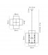 Delaware Ceiling Pendant 8 Light E14 Anthracite Satin Nickel-2