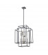 Delaware Ceiling Pendant 8 Light E14 Anthracite Satin Nickel-4
