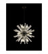 Hornby 10 Light E14 Round Ceiling Pendant Matt Black Clear Glass-3