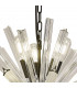 Hornby 10 Light E14 Round Ceiling Pendant Matt Black Clear Glass-6