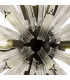 Hornby 10 Light E14 Round Ceiling Pendant Matt Black Clear Glass-7