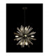 Hornby 10 Light E14 Round Ceiling Pendant Matt Black Smoke Glass-3