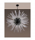 Hornby 32 Light E27 Round Ceiling Pendant Matt Black Clear Glass-9