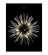Hornby 32 Light E27 Round Ceiling Pendant Matt Black Smoke Glass-3